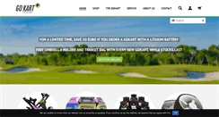 Desktop Screenshot of gokartgolf.eu