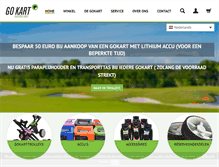 Tablet Screenshot of gokartgolf.nl