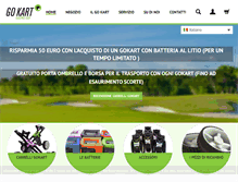 Tablet Screenshot of gokartgolf.it